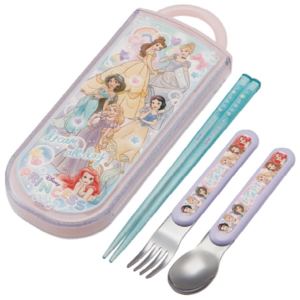 スケーター 抗菌食洗対応トリオセット ディズニー プリンセス25－A