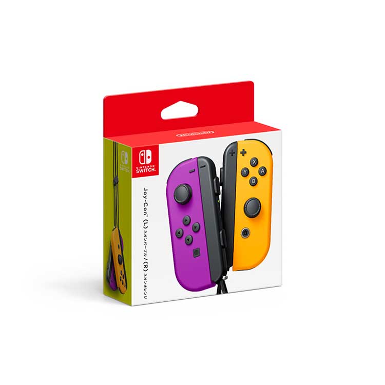 Nintendo Switch Joy-Con(L) ネオンパープル/(R) ネオンオレンジ お