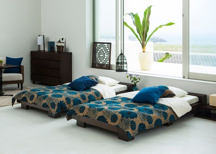 チーク・ローベッドv01 ～チーク角材を組み上げた、シンプルなロー