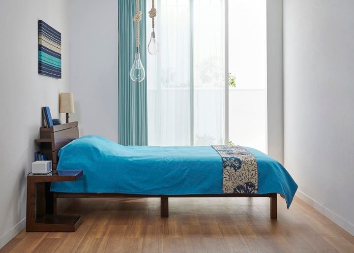 ムク・ベッド ～無垢材の癒し、心地良い眠りをもたらす～ | a.flat 風