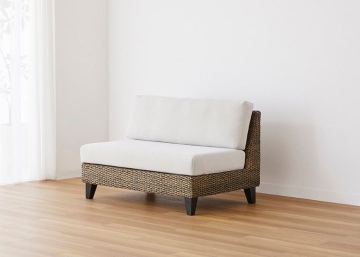 ラン・コンパクトソファ 2P 1100 ベンチ (ヒヤシンス)・2人掛け～狭い