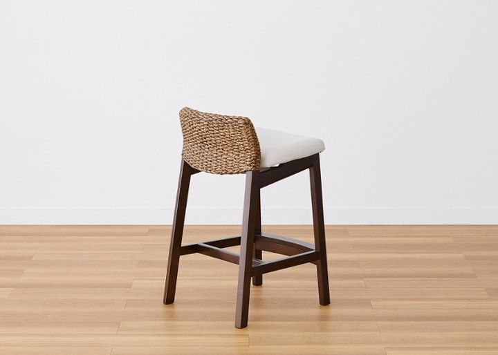 ハブ・カウンターチェア (ヒヤシンス)～そよ風が流れるような抜け感の