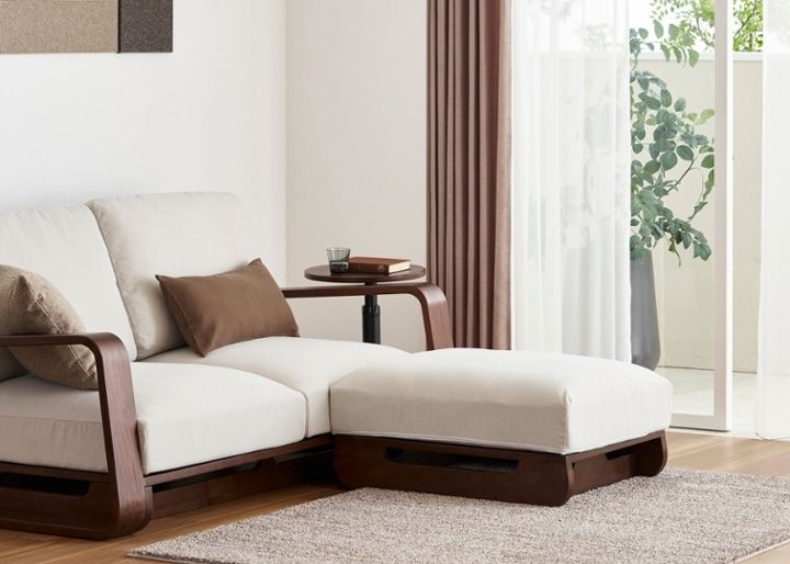 テン・ハイバックソファ オットマンv01 ～幅800mm・奥行650mm