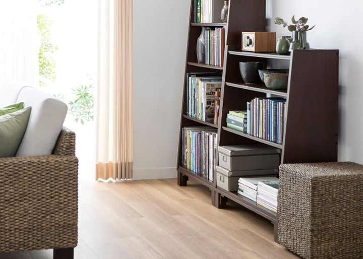 ブックシェルフ Lv02～収納力とデザイン性を兼ね備えた本棚～ | a.flat