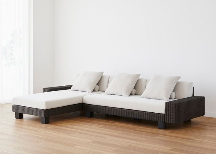 ケイ・ローソファ (ラタン)・2人掛け・3人掛け～床に近い暮らし