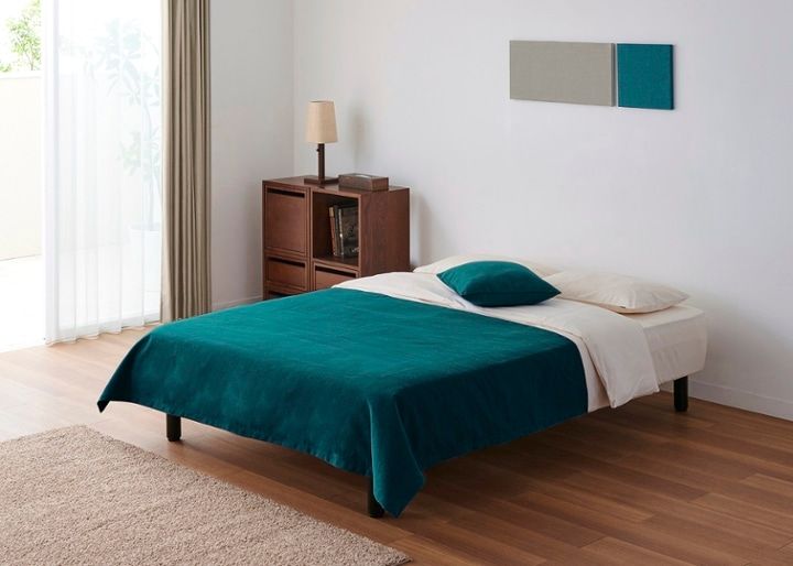 ベッドスプレッド (カレイド)～美しい発色と柔らかな肌触りが魅力