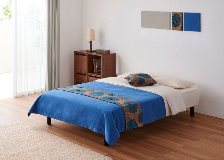 ベッドスプレッド (カレイド)～美しい発色と柔らかな肌触りが魅力