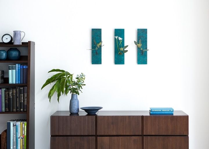 高岡銅器 on the wall mini～伝統工芸「高岡銅器」一輪挿しの壁掛け