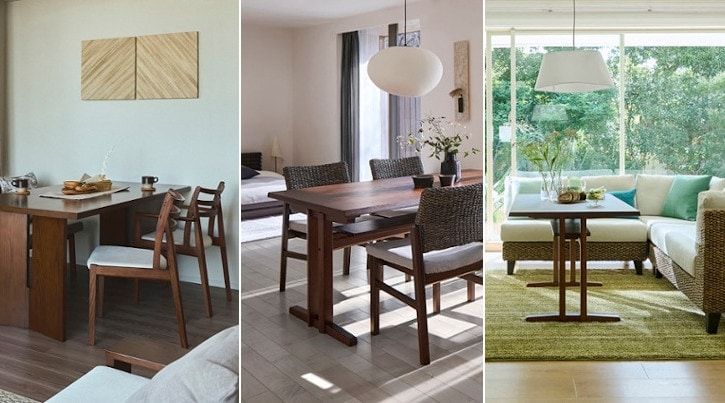 暮らし方から選べる3つのダイニングテーブルシリーズ | a.flat 風が