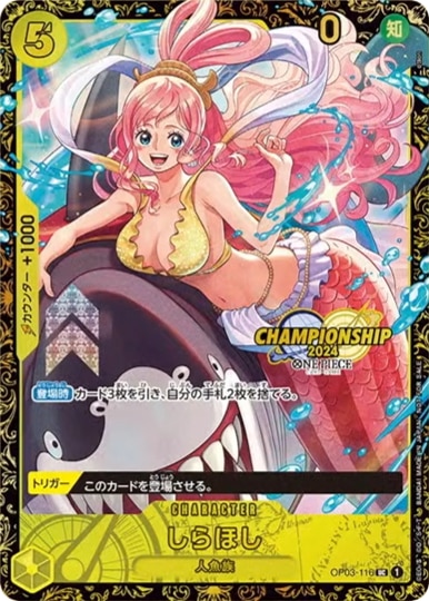 しらほし PSA10 2024 チャンピオンシップ CS しらほし ワンピース