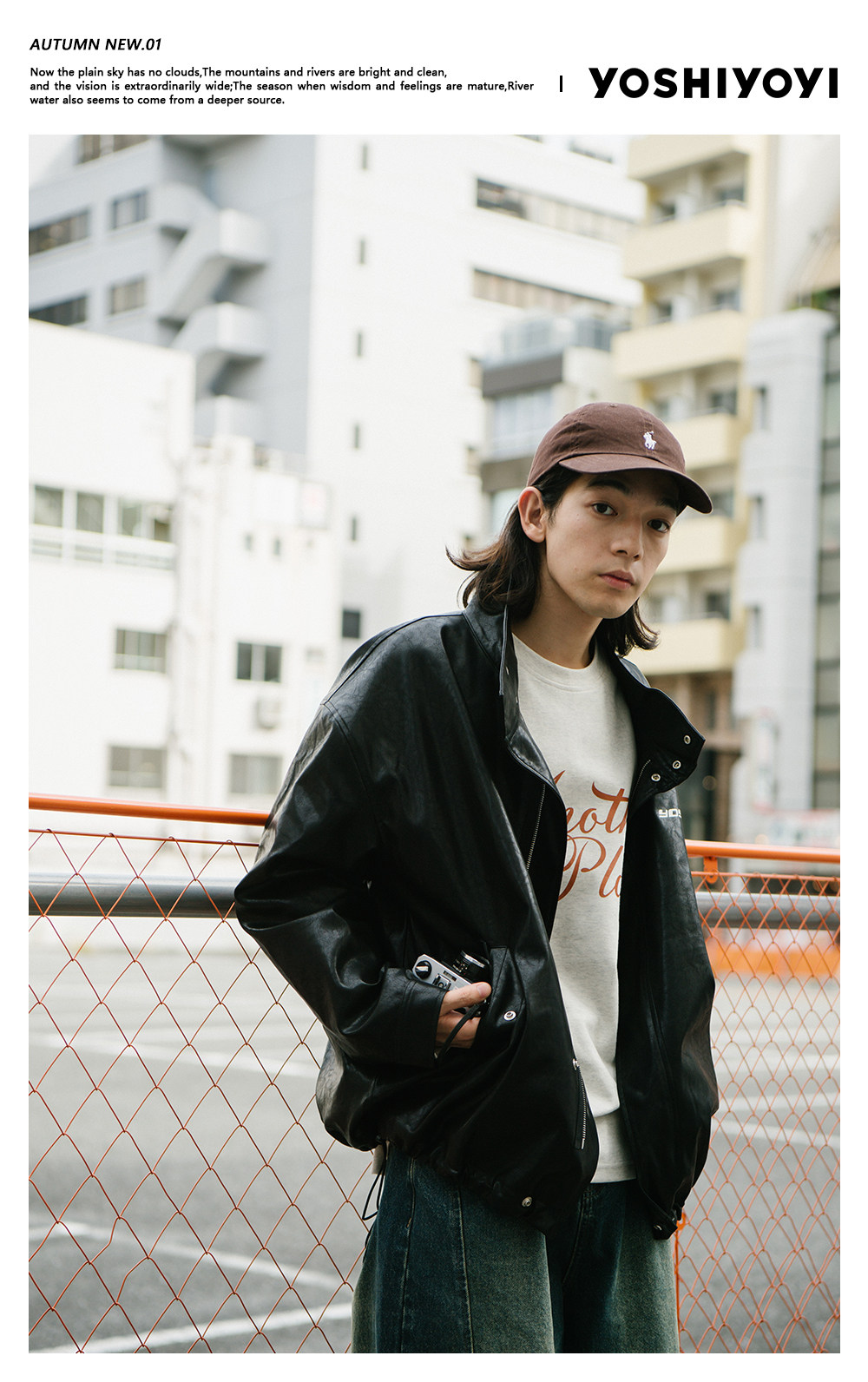 ガンズ・アンド・ローゼズ 日本風防風レザージャケット 有時又一