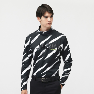 ジャック バニー ゴルフウェア 長袖シャツ 秋 冬 KARUISHI ECO モック