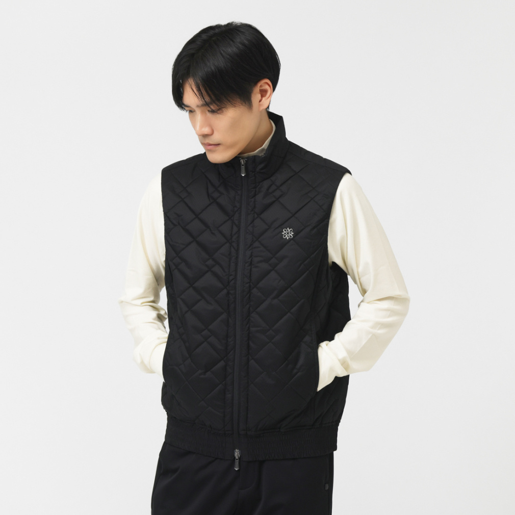 セントアンドリュース ゴルフウェア ベスト 秋 冬 ドットストレッチ