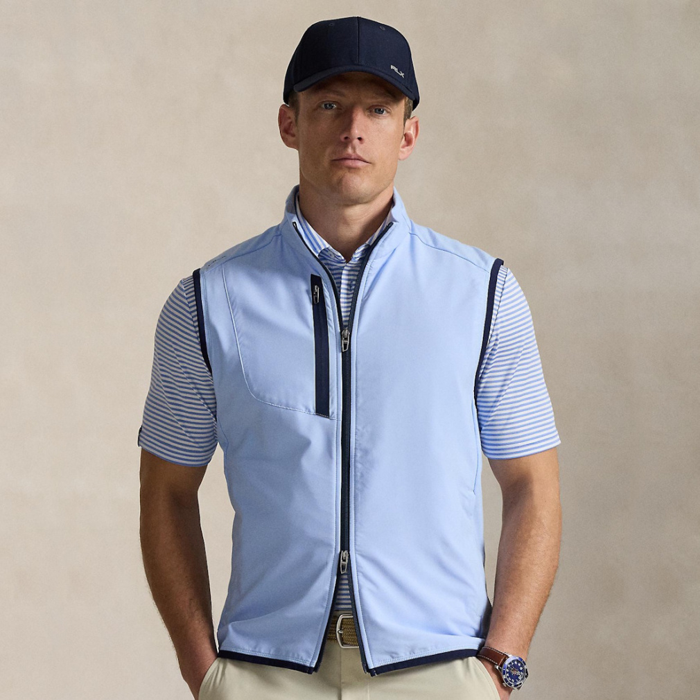 ラルフローレン ゴルフウェア ベスト 春 夏 ハイブリッド モックネック