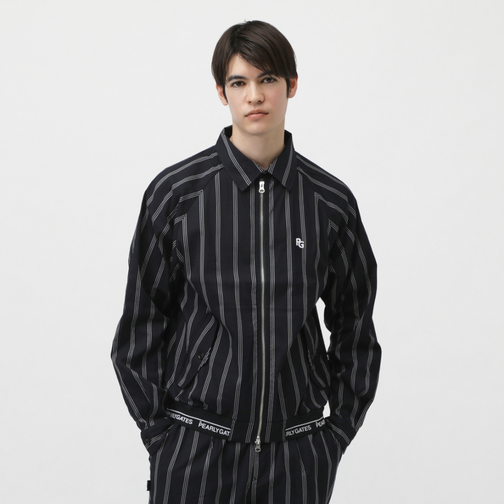 パーリーゲイツ ゴルフウェア 長袖ウインドブレーカー 春 夏 先染