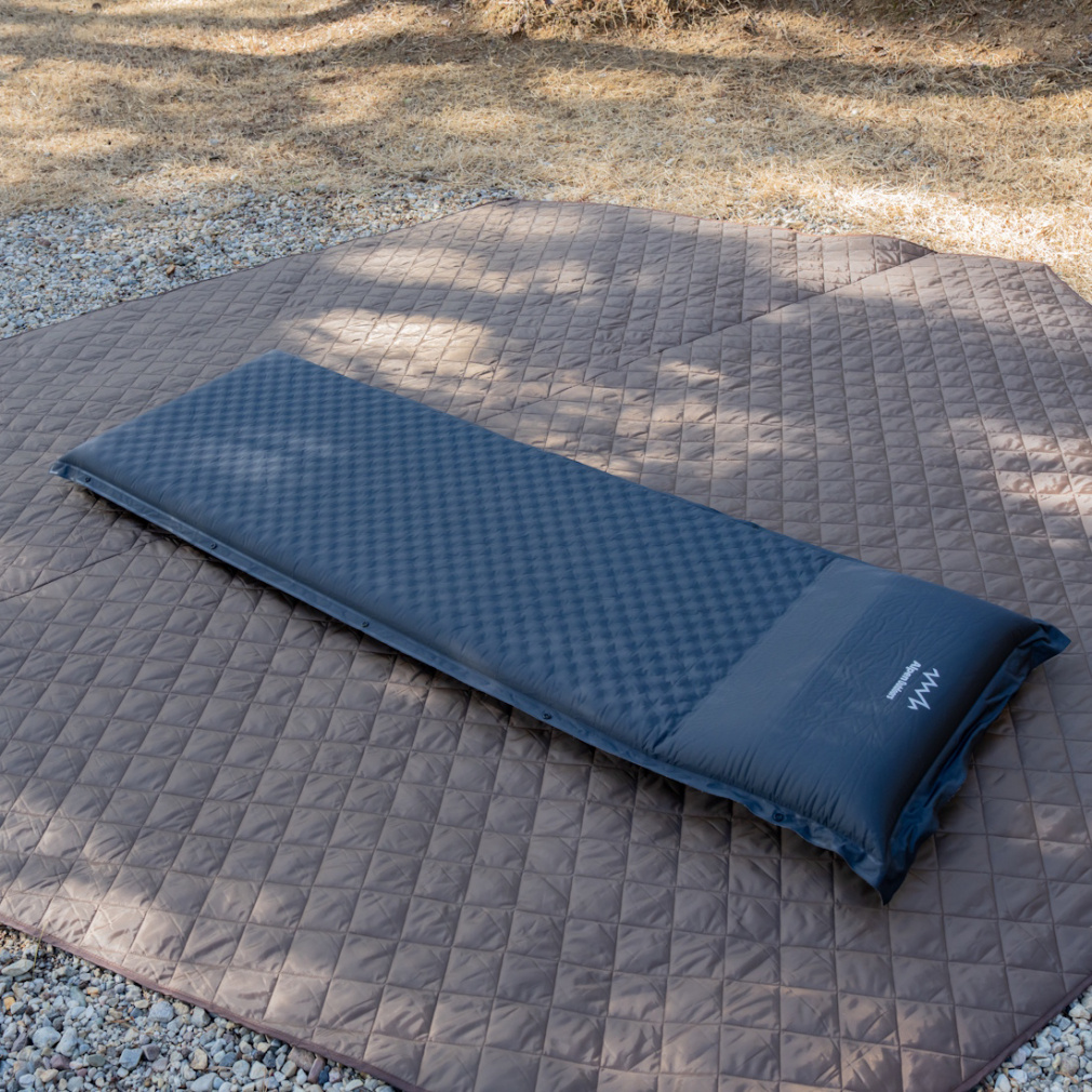 アルペンアウトドアーズ 枕付きインフレータブルマット 7cm マクラツキ