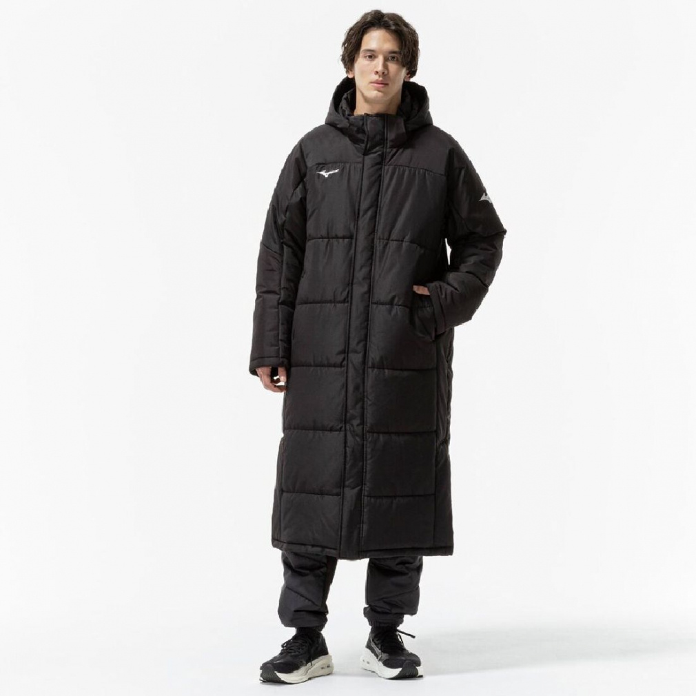 ミズノ メンズ ベンチコート テックフィルブレスサーモコート