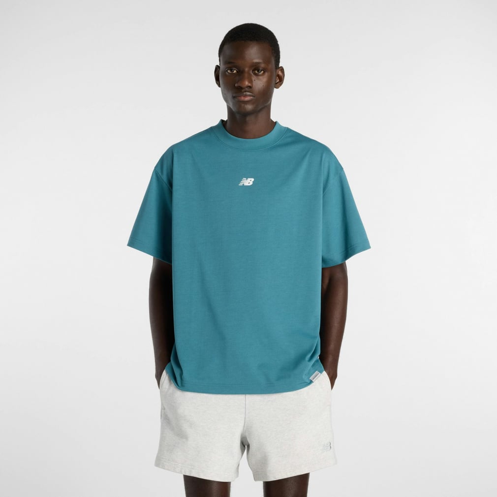 ニューバランス メンズ 半袖 機能 Tシャツ グラフィックTシャツ