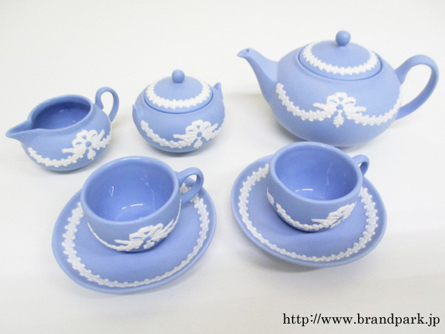ウェッジウッド ジャスパー ブルー ミニチュア セット 【公式通販】