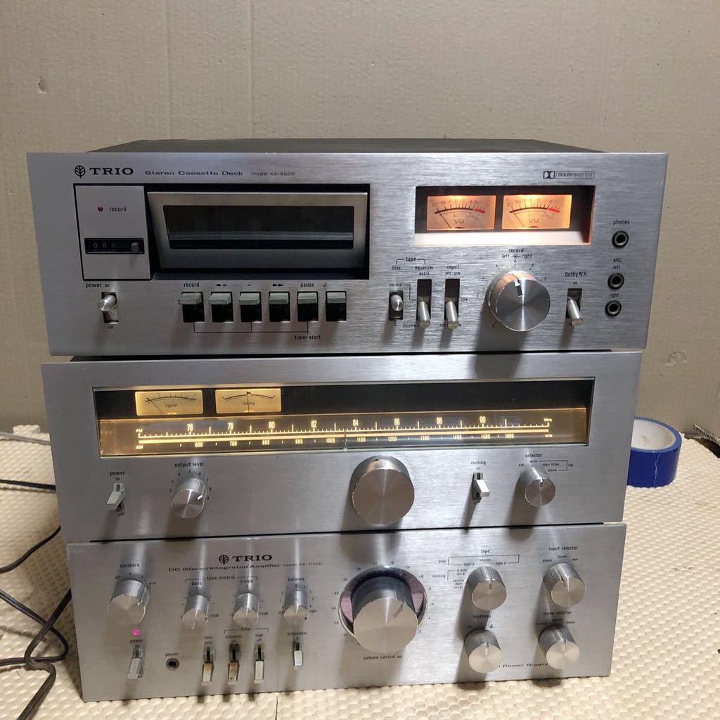値下げ】トリオ TRIO ステレオカセットデッキ KX-6500