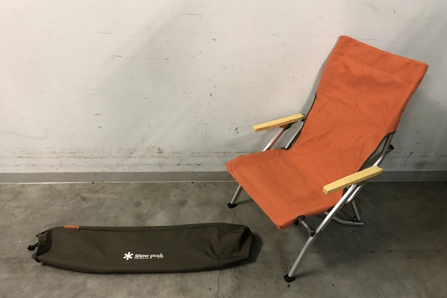 東京)snow peak スノーピーク ローチェア30 オレンジ LV-090ORの落札