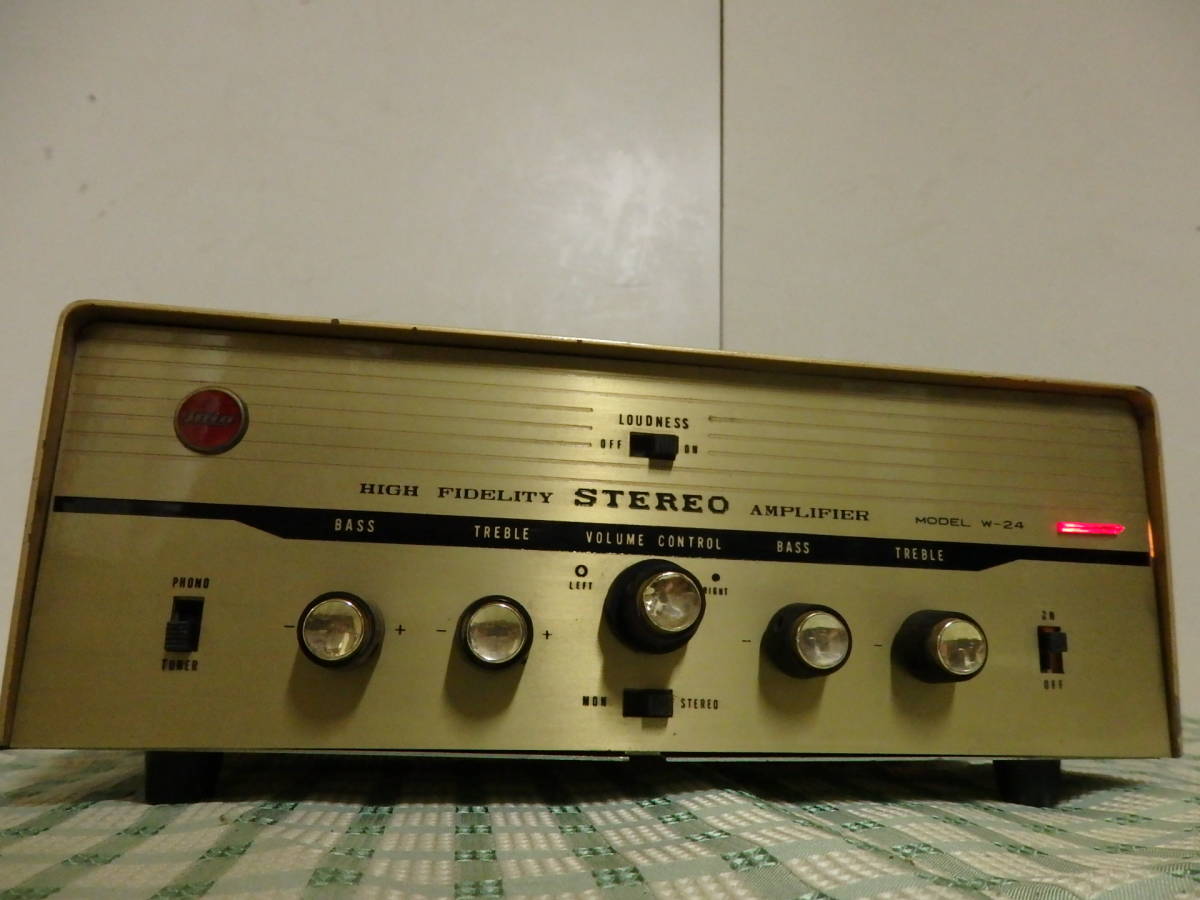 ジャンク トリオ W-45A ステレオ真空管アンプ ジャンク トリオ W-45A