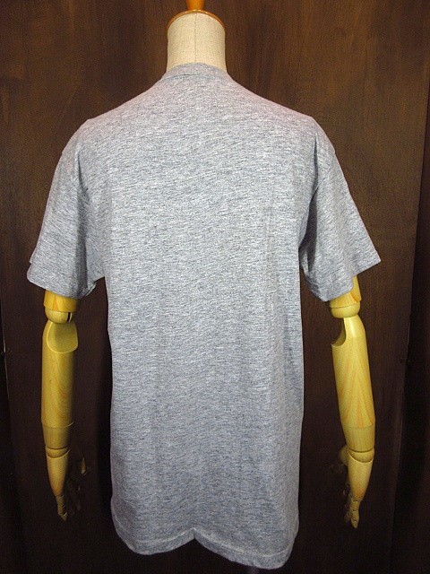 ビンテージ80's☆JOE MONTANAプリントTシャツ霜降りグレーsizeM