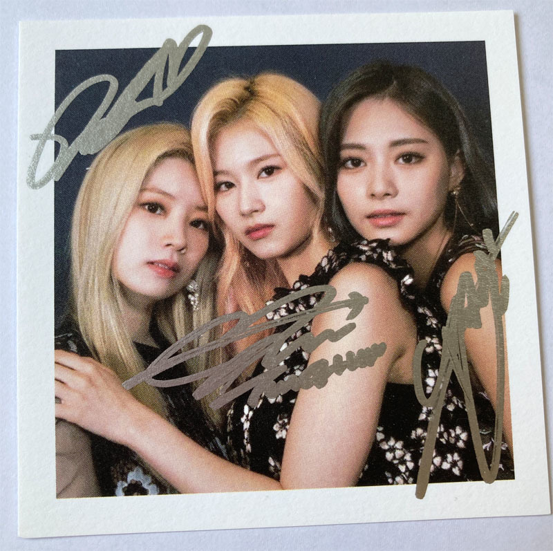 TWICE Celebrate 全員 直筆サイン CD TWICE OFFICIAL SITE