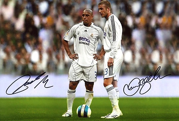 新品】デビッド・ベッカム & ロベルト・カルロス レアル・マドリード