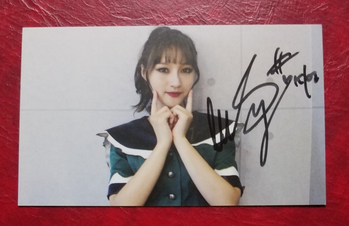 DREAMCATCHER シヨン 直筆サイン入り 名刺 キラカード Prequel トレカ