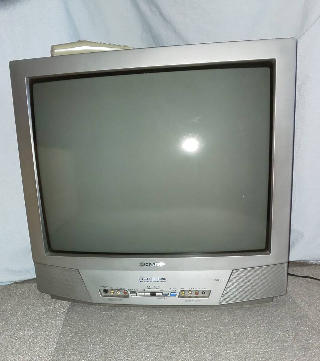 SHARPブラウン管テレビ25型25c-gs1