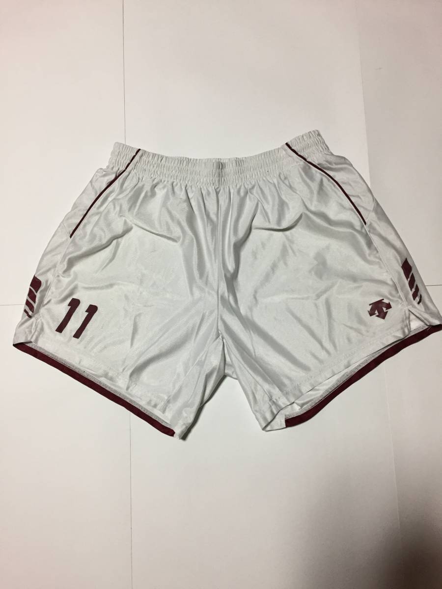 東山高校 バレー部 ゲームパンツ アシックス 白×紺×赤 春高 全国 インカレ