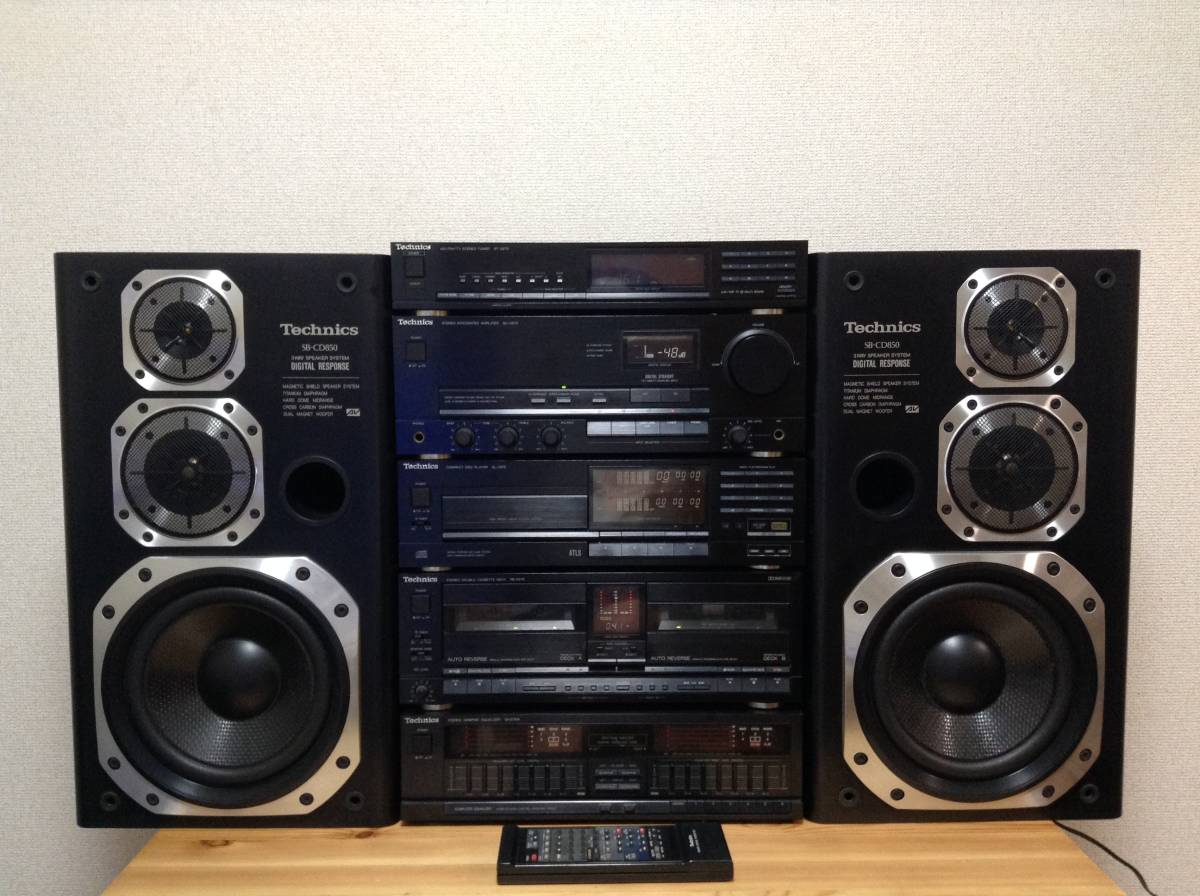 Technics テクニクス システムコンポ SB-CD850ペアスピーカー SH-E70A