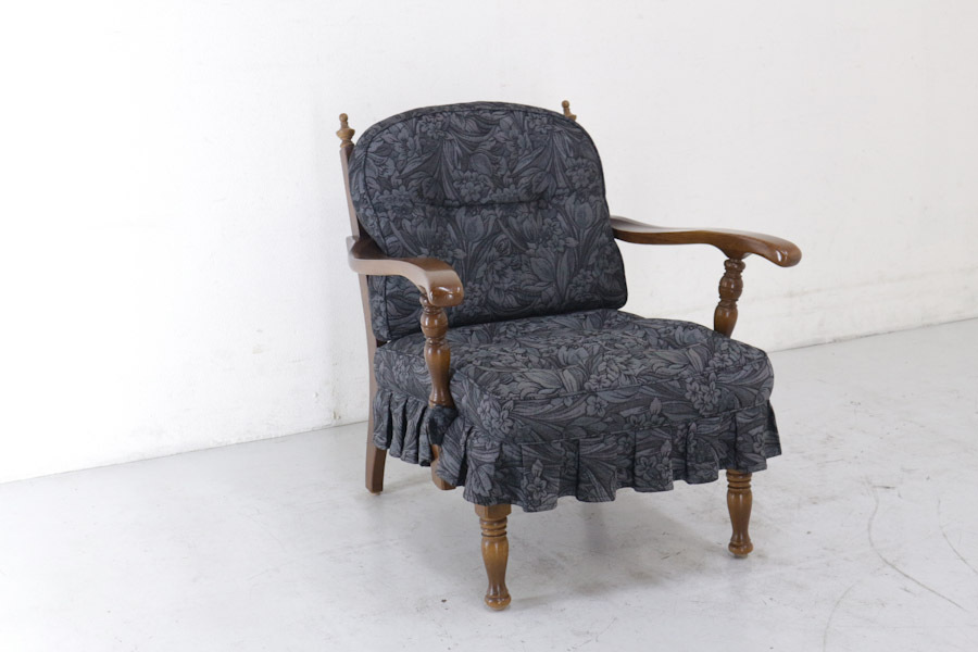 ☆飛騨産業キツツキ☆穂高 1人掛けソファ☆リビングチェア 肘掛椅子