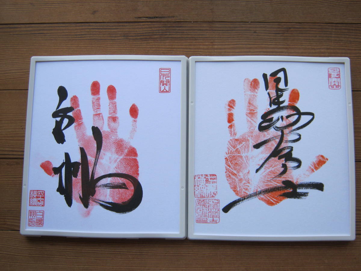 相撲デザイン クッション かなり大きめ‼️ 白鵬サイン入り‼️ 相撲