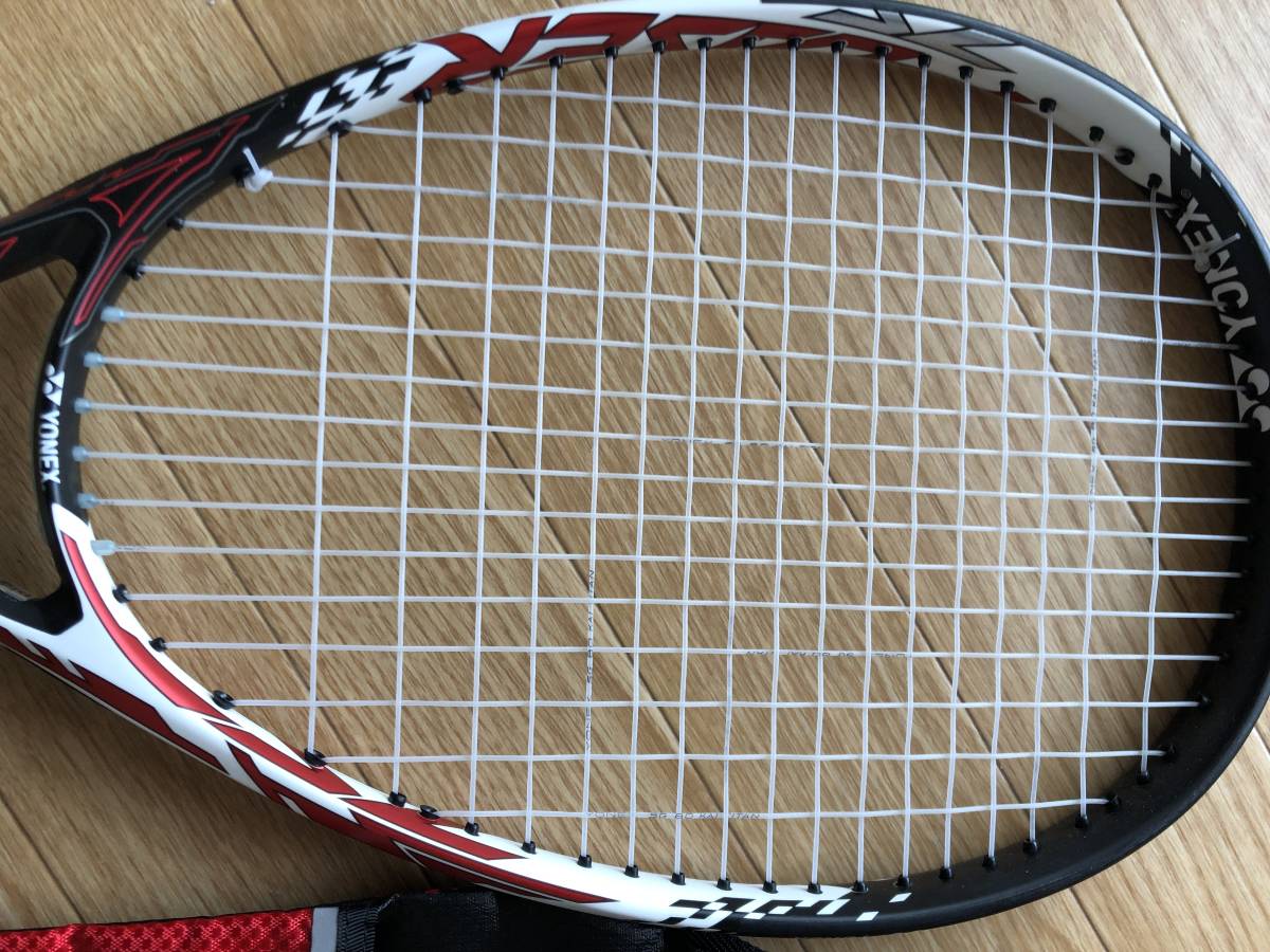 ヨネックスソフトテニスラケット F-LASER．FLR7S 赤／黒 UL0