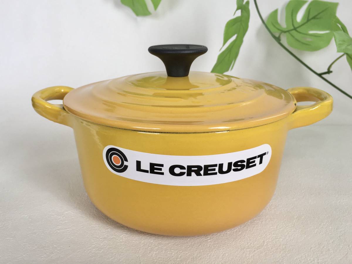 新品】☆レア【未使用】ル・クルーゼ ココットロンド16cm ディジョン