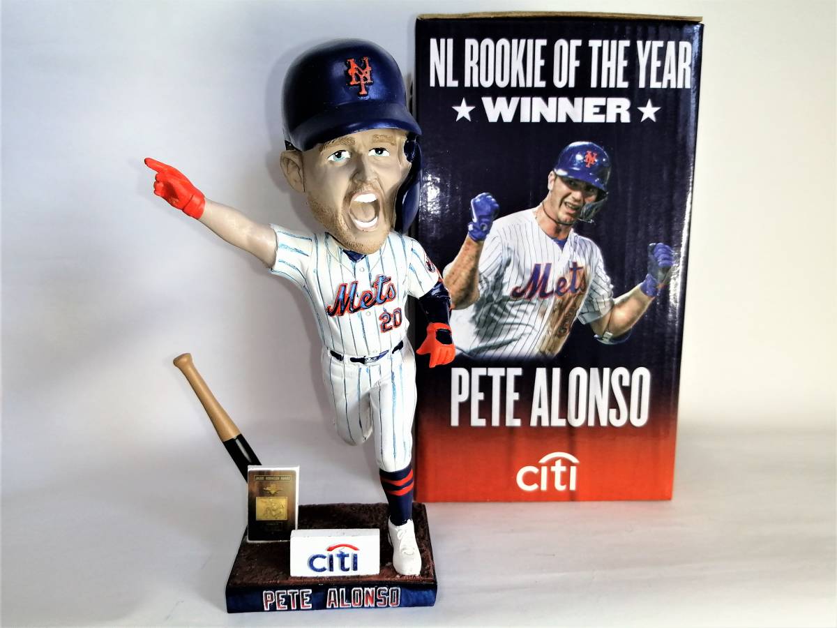 新品未開封 MLB公式 ボブルヘッド ピート・アロンソ ニューヨーク