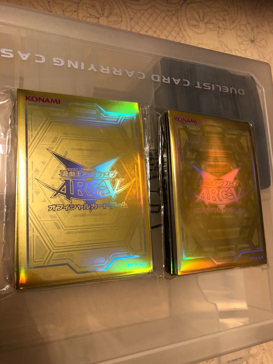 遊戯王 オベゴル オベリスクゴールド スリーブ ゴールド 80枚セット