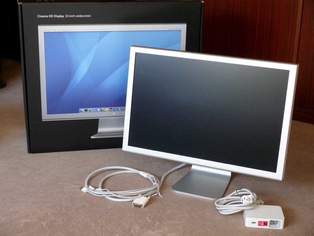 Cinema HD Display 23インチ 本体 元箱付き Cinema HD Display 23
