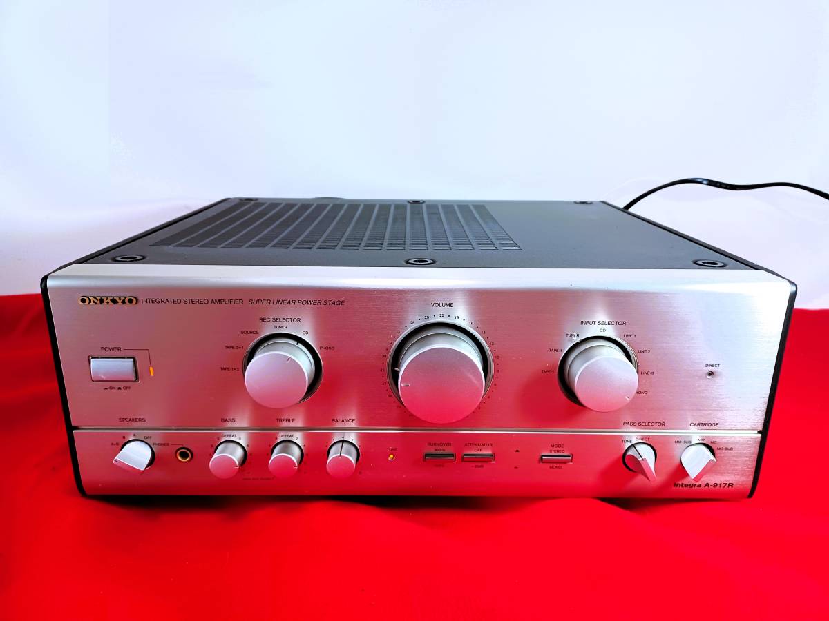 整備済 程度良 ONKYO オンキョー Integra A-917R 取説付 【公式通販】