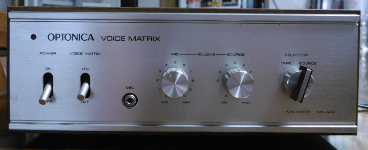 中古】SHARP ボイス マトリクス アンプ MX-400 OPTONICA VOICE MATRIX
