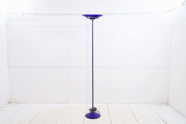 ジャンク品 arteluce/ヤマギワ「JILL」ガラス フロアスタンド アッパー