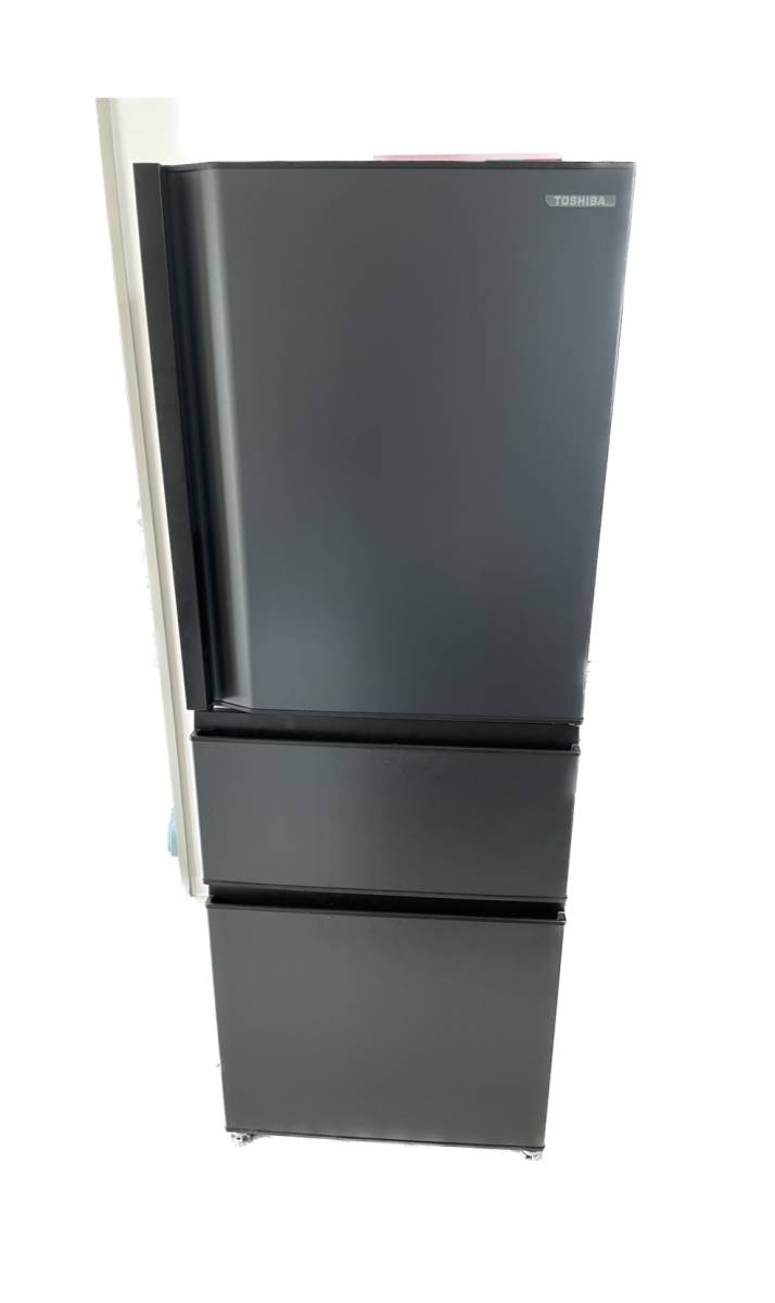 TOSHIBA GR-T33SC(WT) 冷蔵庫 326L 2022年製 - 東芝 3ドア冷蔵庫
