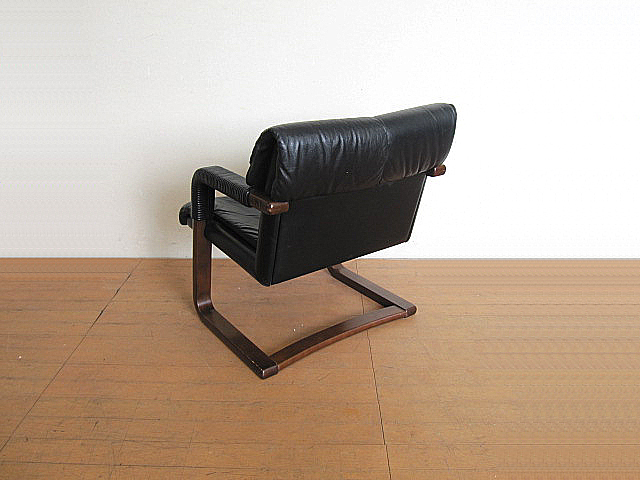 冨士ファニチア 本革アームチェア パーソナルチェア/1人掛けソファ/1P