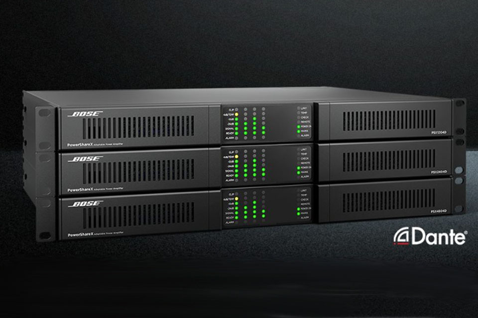 BOSE Pro PowerShareX DSP amplifier (4x 300/600/1200W)