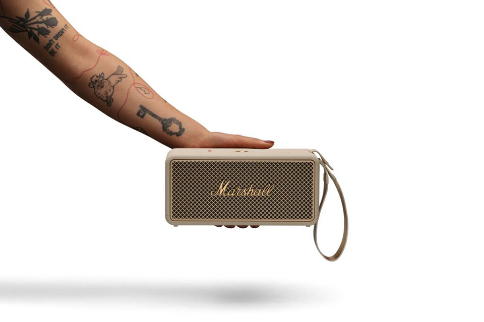 Marshall Middleton portable bluetooth speaker | Cream