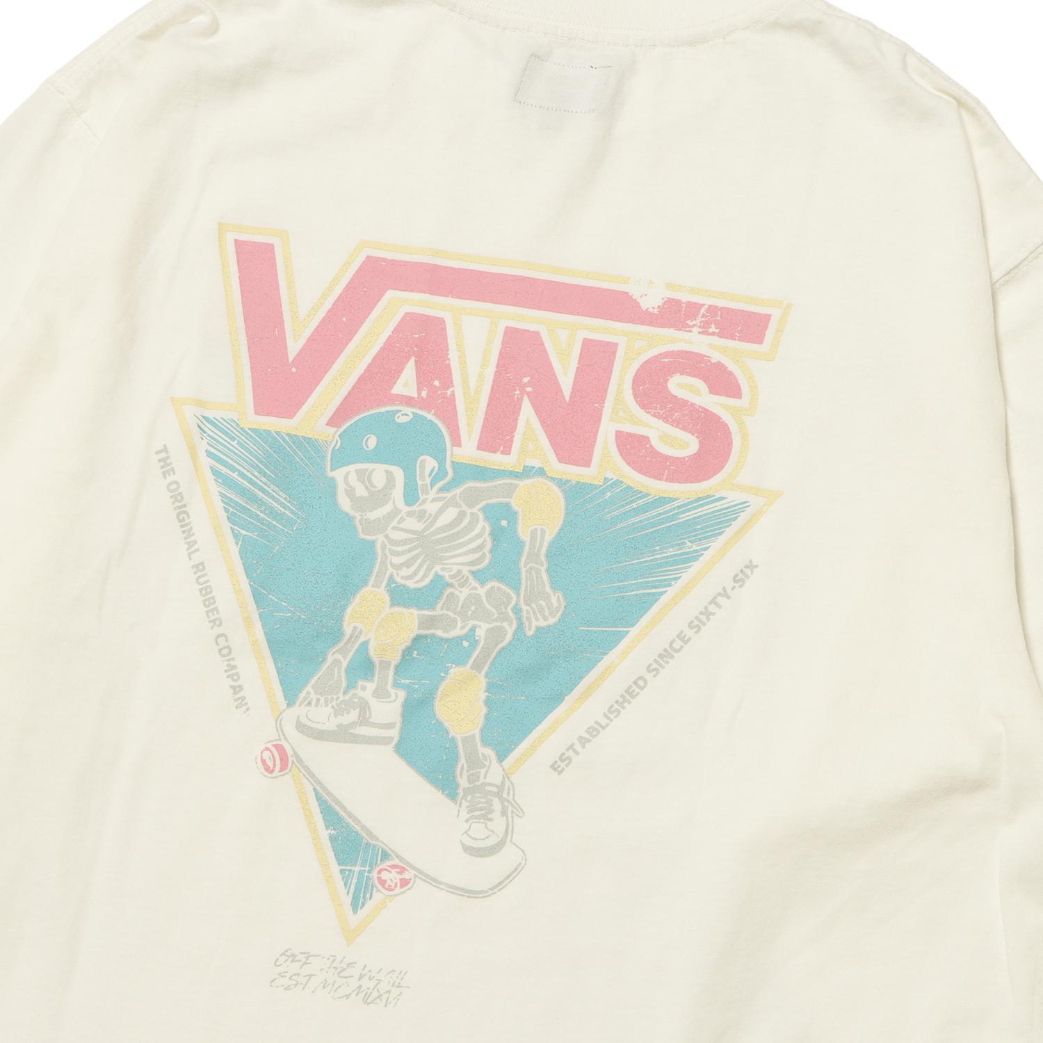 VANS】 ヴァンズ M Graze Skull SK8ER L TEE Tシャツ 125K1024800