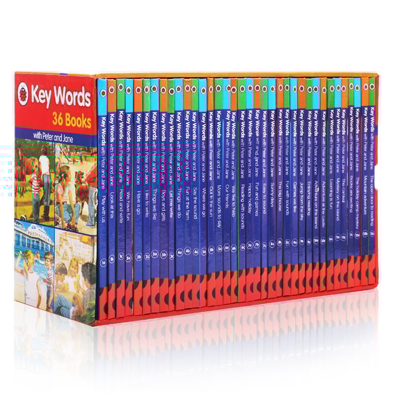 Ladybird Key Words Collection with Peter Jane 1-36 book 英文分級