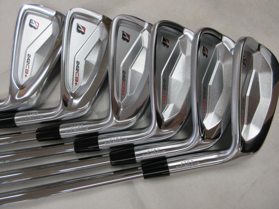 242CB+｜ブリヂストン｜アイアンセット｜◇リシャフトﾀﾞｲﾅﾐｯｸｺﾞｰﾙﾄﾞHT